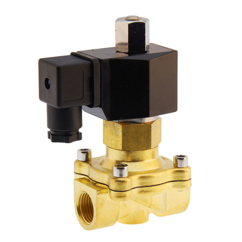 Magnetventil DF-SB 3/8'' NO Messing FKM 0-5bar 380V AC