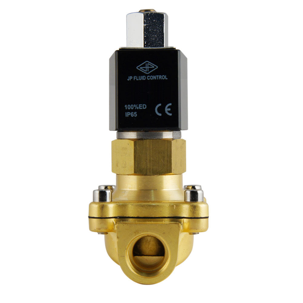 Magnetventil DF-SB 1/2'' NO Messing FKM 0-5bar 230V AC