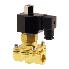 Magnetventil DF-SB 1/2'' NO Messing FKM 0-3bar 12V DC