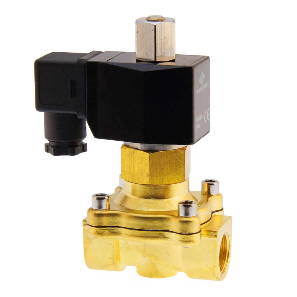 Magnetventil DF-SB 1/2'' NO Messing EPDM 0-5bar 380V AC
