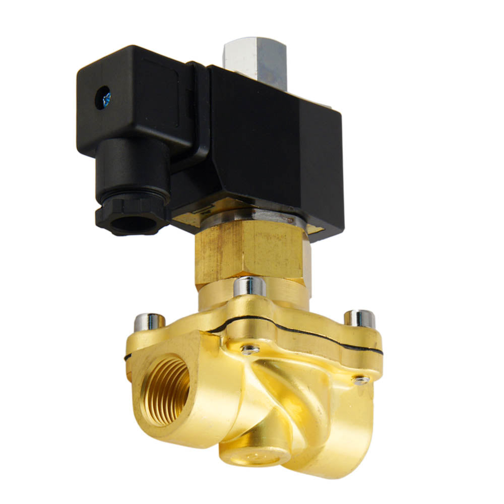 Magnetventil DF-SB 1/2'' NO Messing EPDM 0-5bar 230V AC
