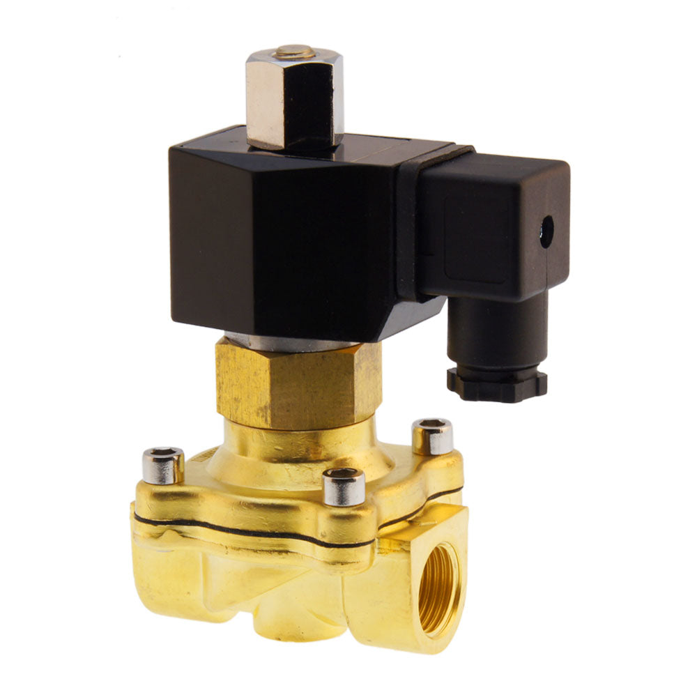 Magnetventil DF-SB 1/2'' NO Messing EPDM 0-5bar 380V AC