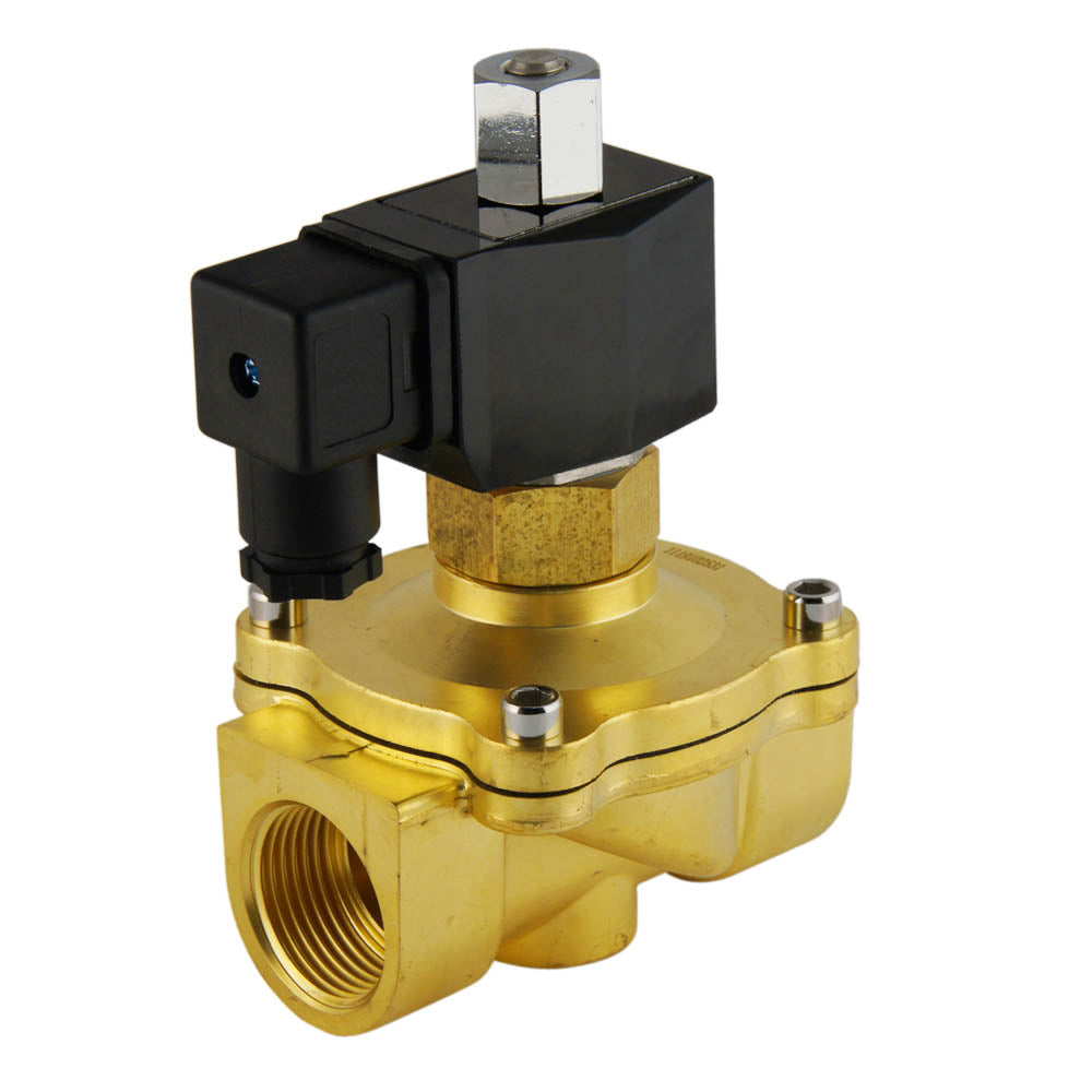Magnetventil DF-SB 1'' NO Messing FKM 0-3bar 12V DC