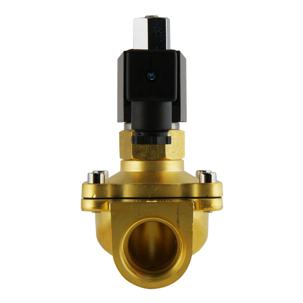 Magnetventil DF-SB 1'' NO Messing FKM 0-3bar 12V DC