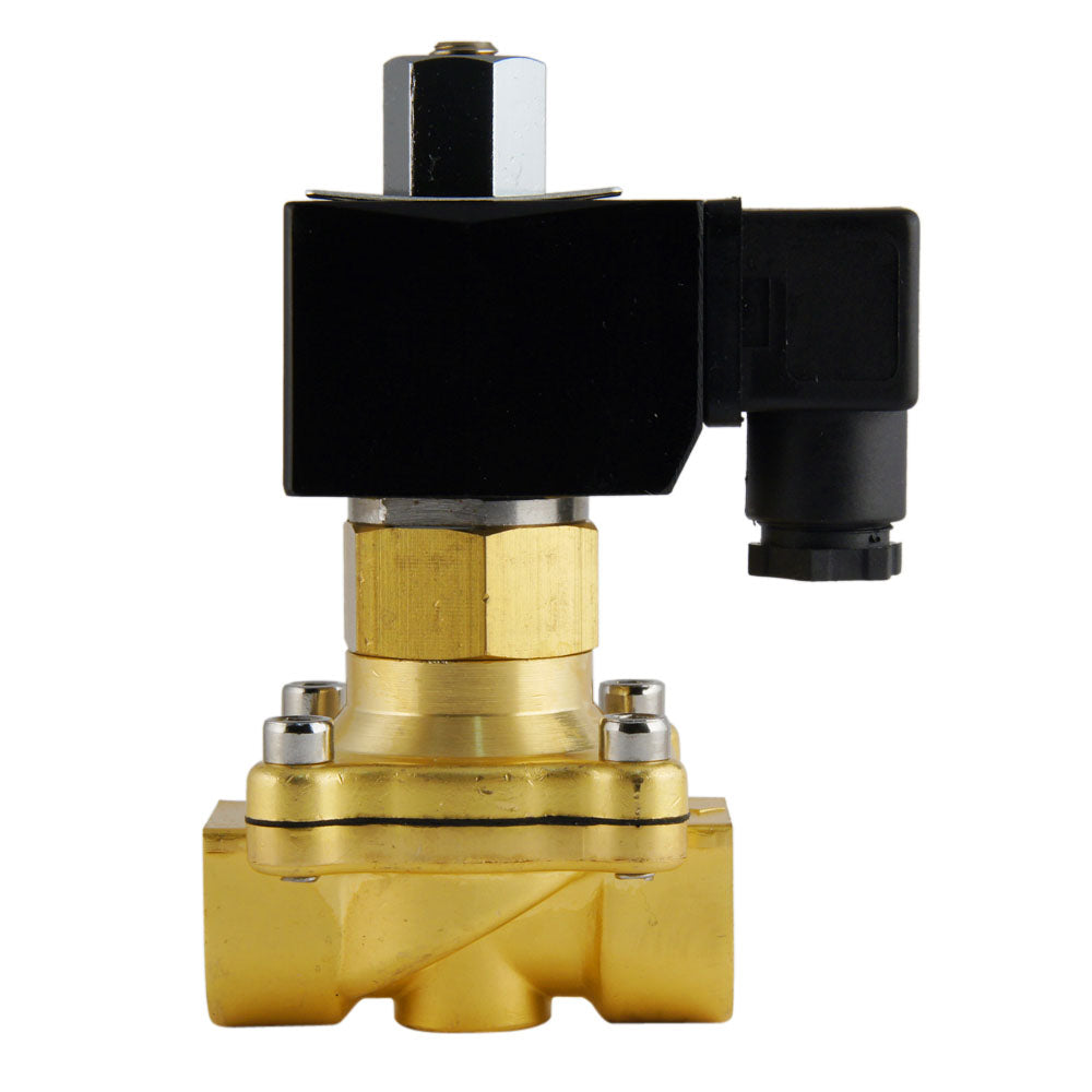 Magnetventil DF-SB 1/2'' NO Messing FKM 0-3bar 12V DC