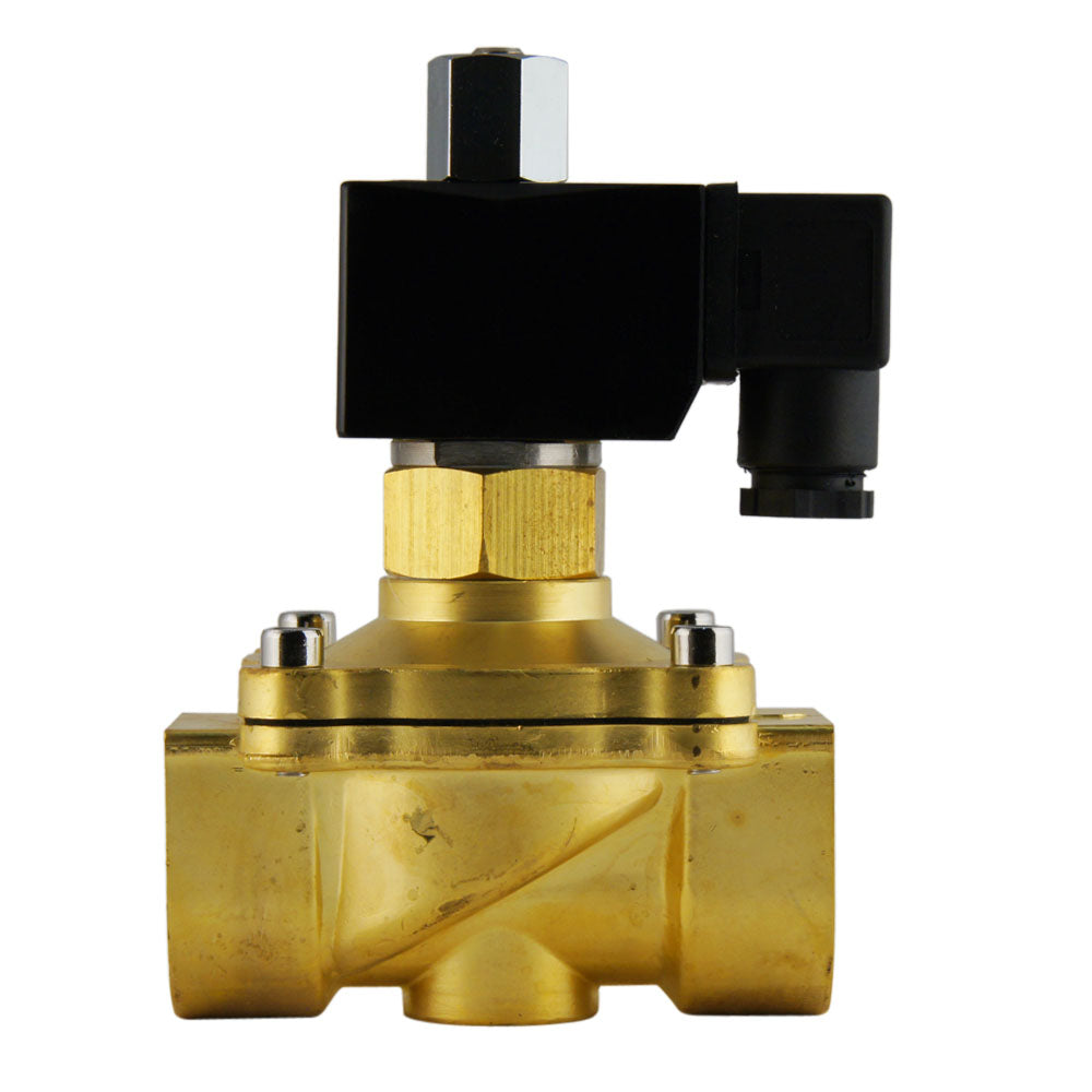 Magnetventil DF-SB 1'' NO Messing FKM 0-3bar 12V DC