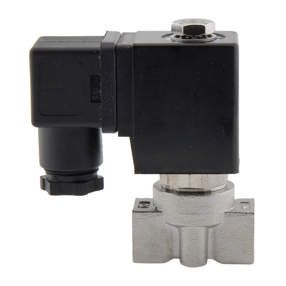 Magnetventil HP-DA 1/4'' Hochdruck-Edelstahl FKM 0-100bar 230V AC
