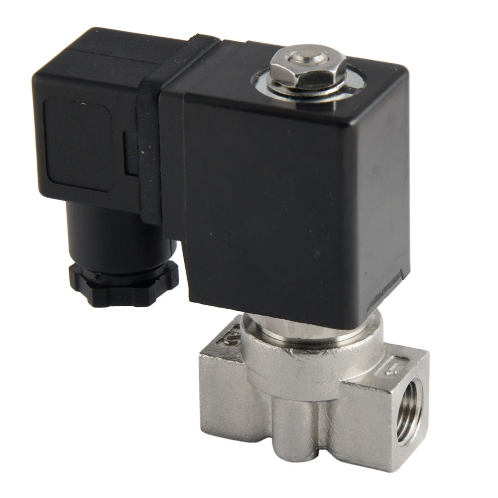 Magnetventil ST-DA 1/4'' Edelstahl FKM 0-13bar 24V AC