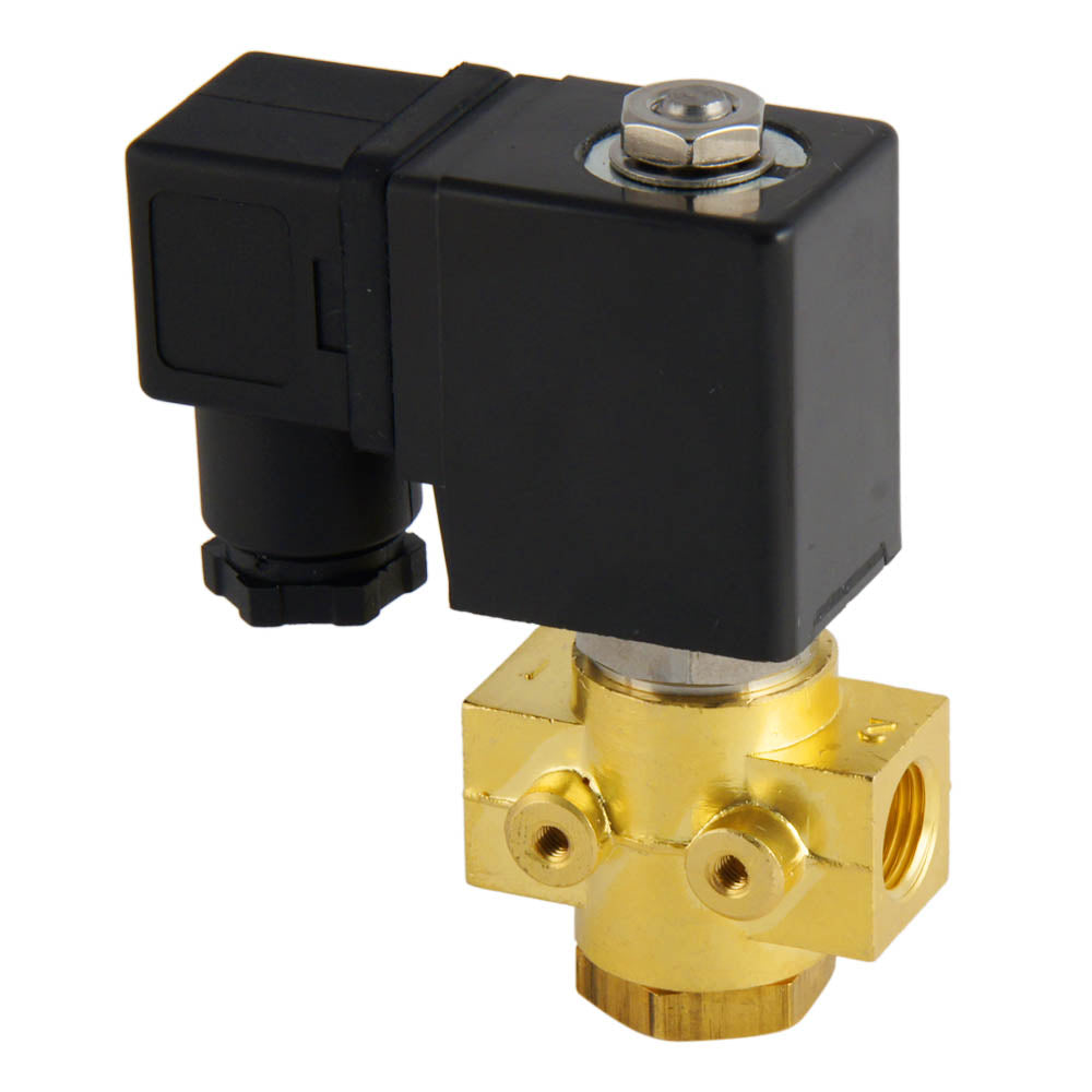 Magnetventil ST-DB 1/4'' NO Messing EPDM 0-12bar 24V AC