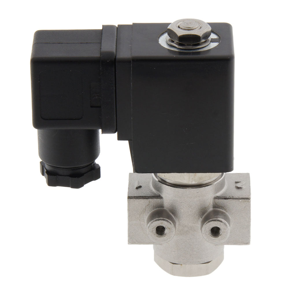 Magnetventil ST-DB 1/4'' NO Edelstahl EPDM 0-12bar 120V AC