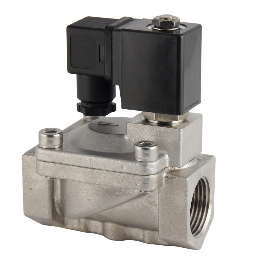 Magnetventil ST-IA 1'' Edelstahl FKM 0,5-16bar 12V DC