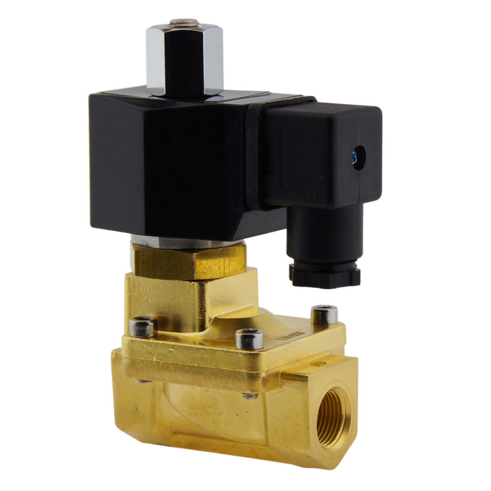 Magnetventil ST-IB 3/8'' NO Messing FKM 0,5-13bar 12V DC