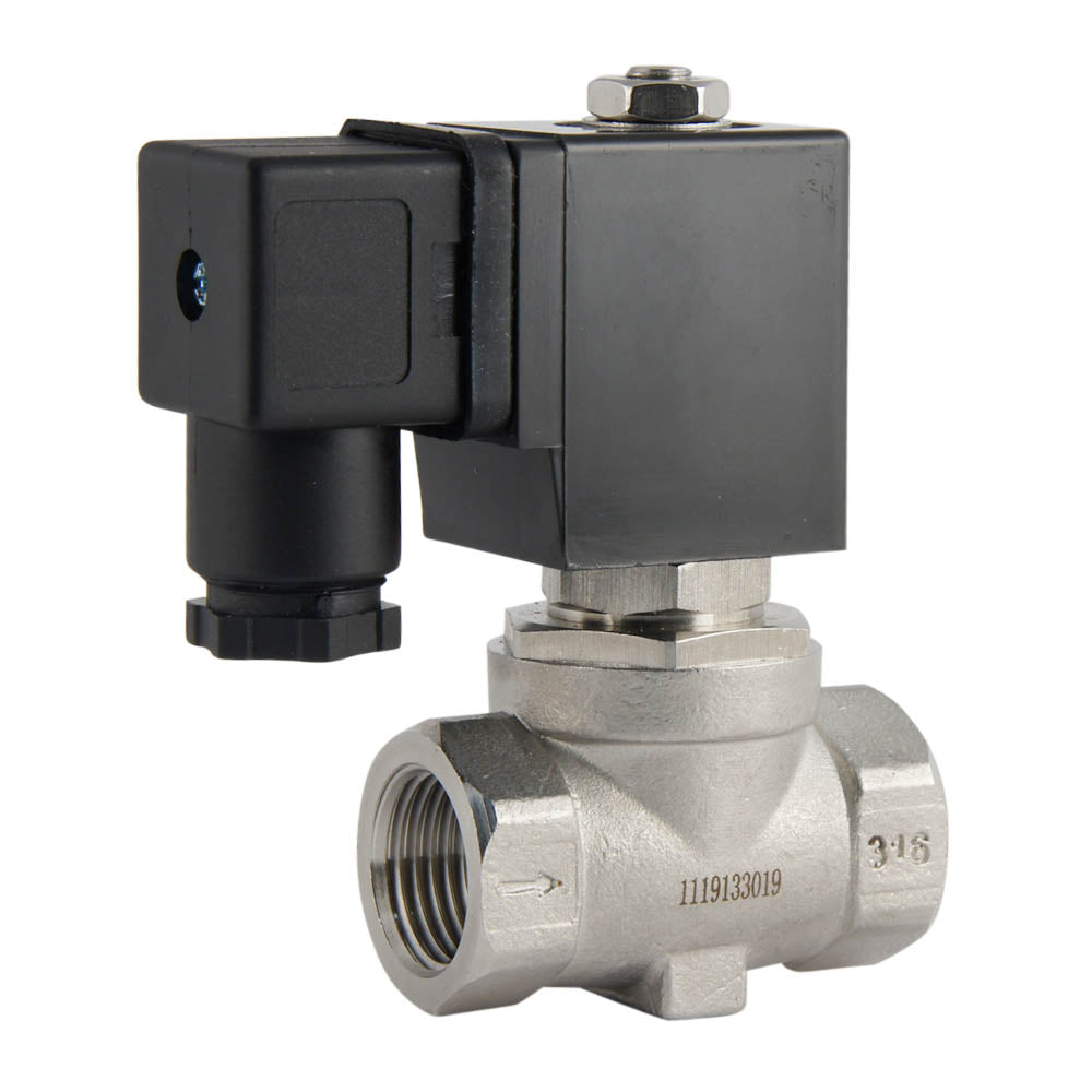 Magnetventil ST-SA 1/4'' Edelstahl EPDM 0-16bar 120V AC