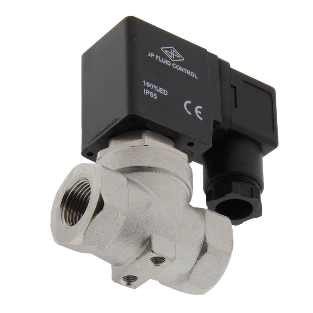 Magnetventil ST-SA 3/8'' Edelstahl FKM 0-10bar 12V DC