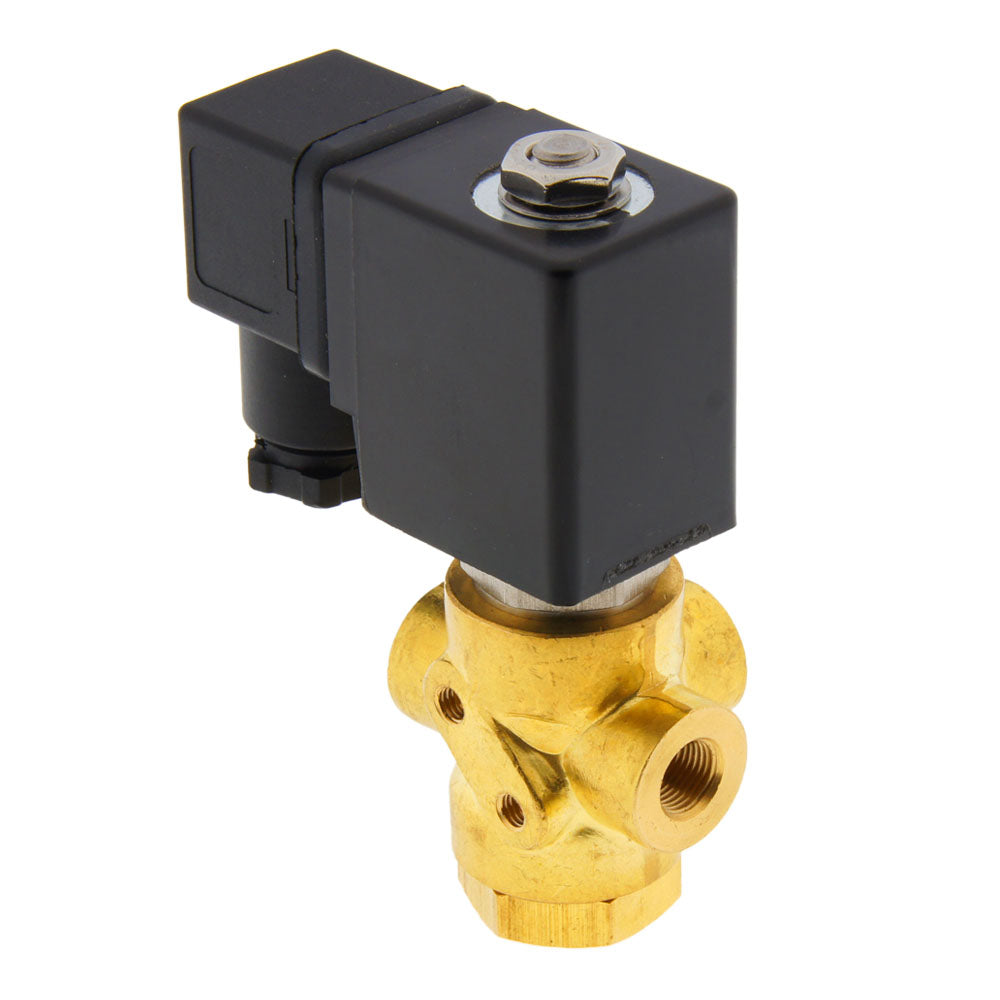 Magnetventil TP-DA 1/8'' 3/2 Wege NC Messing FKM 0-9bar 24V DC