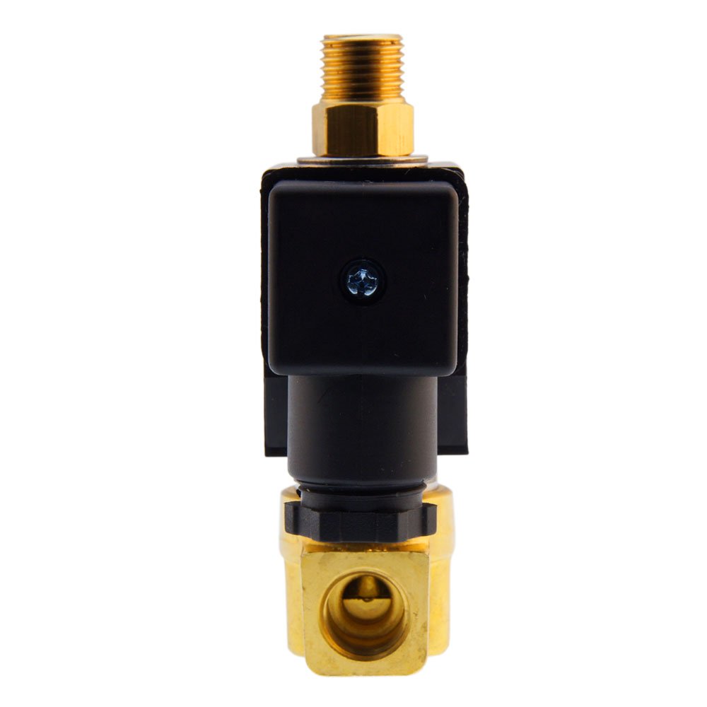 Magnetventil TW-DB 1/4'' 3/2 Wege NO Messing FKM 0-4bar 230V AC