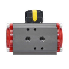 Pneumatischer Schwenkantrieb Zahnstange-Ritzel Federschließend 1.4Nm @ 6bar F03/F05 EPDM - PR02A-E