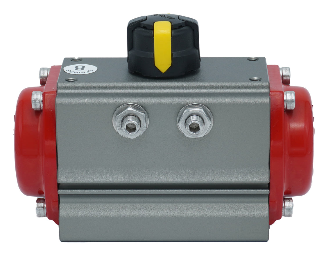 Pneumatischer Schwenkantrieb Zahnstange-Ritzel Federschließend 421.7Nm @ 6bar F10/F12 NPT Gewinde - PR11A-N