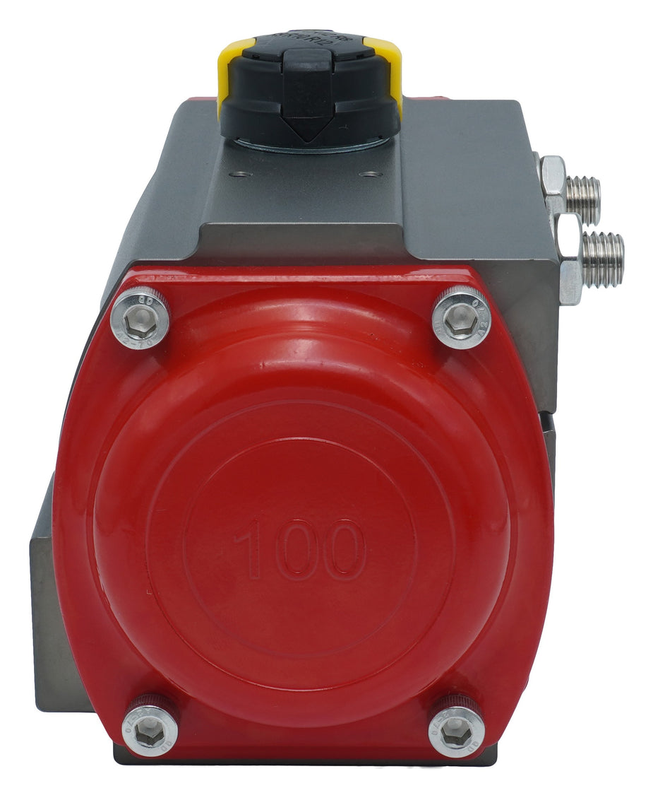 Pneumatischer Schwenkantrieb Zahnstange-Ritzel Doppelt Wirkend 485.1Nm @ 6bar F10/F12 NPT Gewinde - PR10D-N