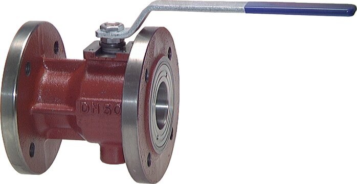 DN 50 PN 16 Cast Iron 2-Way Flanged Ball Valve