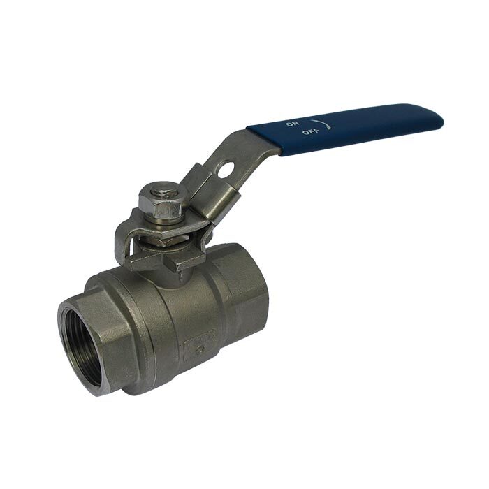 660 - G2-1/2'' 2-Way Ball Valve Full Bore Stainless Steel F/F
