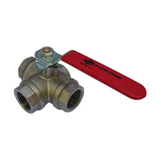 70 - G1-1/2'' 3-Way (L) Ball Valve F/F/F