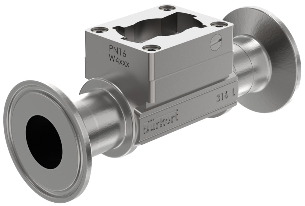 Tri-Clamp-Fitting aus Edelstahl DN25 für Schaufelrad-Durchflusssensor - Bürkert S030 - 569831