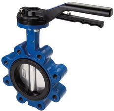 DN100 (4 inch) PN12 Lug Butterfly Valve GG25-Stainless steel-NBR
