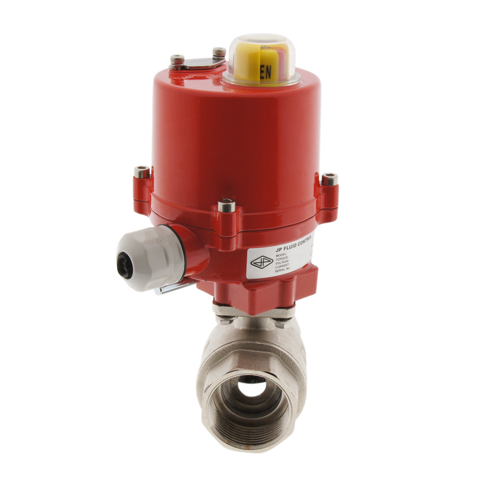 G1'' 24V DC 2-Way Brass Electrical Ball Valve - BL2BA
