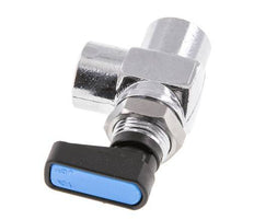 G 1/4 Zoll Kompakt 2-Weg rechtwinkliges Kugelventil aus Messing