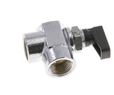 G 3/8 Zoll kompakter 2-Wege-Winkelkugelhahn aus Messing