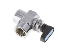 G 3/8 Zoll kompakter 2-Wege-Winkelkugelhahn aus Messing