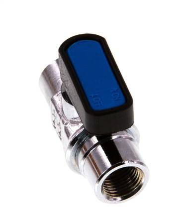 Rp 1/8 inch 2-Way Brass Mini Ball Valve Compact EN331 Gas 20 Bar