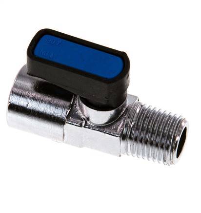 Männlich bis weiblich R/Rp 1/4 Zoll 2-Wege-Messing Mini-Kugelhahn Compact EN331 Gas 20 Bar