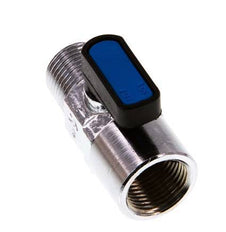 Männlich bis weiblich R/Rp 3/8 Zoll 2-Wege-Messing Mini-Kugelhahn Compact EN331 Gas 20 Bar