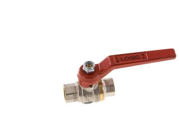 Rp 1/4 Zoll silikonfreier 2-Wege-Messing-Kugelhahn