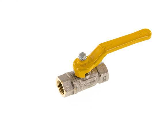 Rp 3/8 Zoll Gas 2-Weg Kugelhahn aus Messing