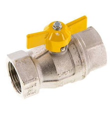 Rp 1 inch Gas 2-Way Butterfly handle Brass Ball Valve
