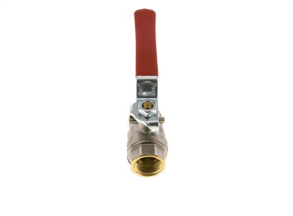G 1/2 inch Integrated Strainer 2-Way Brass Ball Valve