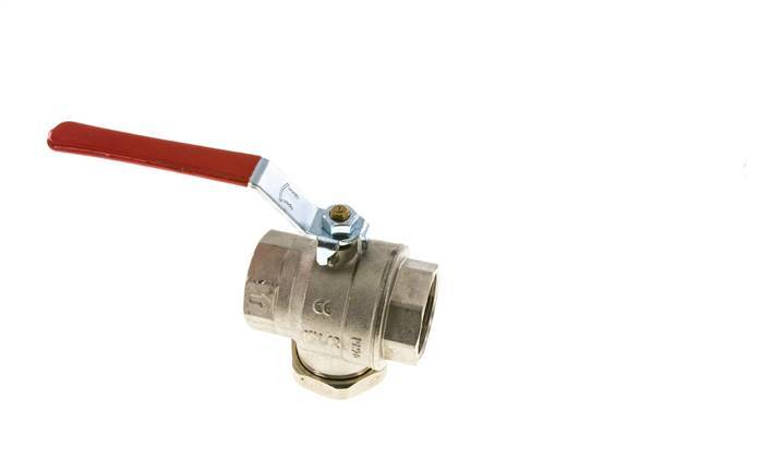 G 1-1/2 Zoll Integrierter Schmutzfänger 2-Wege-Messing-Kugelhahn