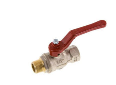 Männlich bis weiblich R/Rp 1/2 Zoll 2-Wege-Messing-Kugelhahn