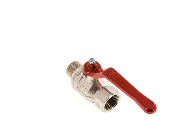 Männlich bis weiblich R/Rp 3/4 Zoll 2-Wege-Messing-Kugelhahn
