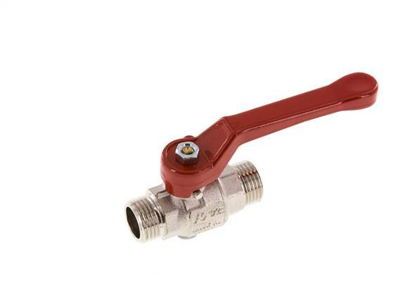 G 1/2 Zoll 2-Wege-Messing-Kugelhahn mit Außengewinde