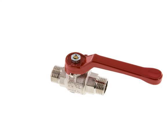 G 1/2 Zoll 2-Wege-Messing-Kugelhahn mit Außengewinde