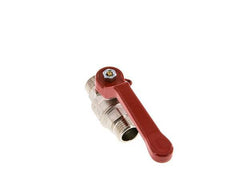 G 1/2 Zoll 2-Wege-Messing-Kugelhahn mit Außengewinde