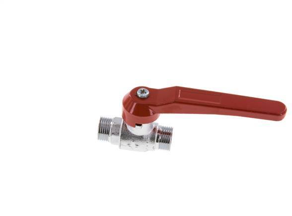 G 3/8 Zoll 2-Wege-Messing-Kugelhahn mit Außengewinde