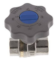 Rp 3/4 Zoll Soft Close Handrad Gas und Wasser 2-Wege-Kugelhahn aus Messing