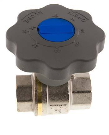 Rp 1-1/2 Zoll Soft Close Handrad Gas und Wasser 2-Wege-Kugelhahn aus Messing