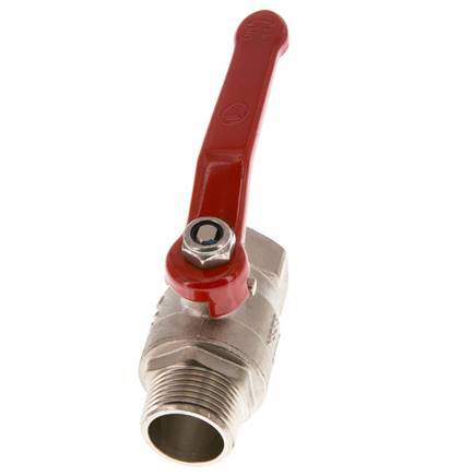 Außengewinde zu Innengewinde R/Rp 3/4 Zoll Kompakt PN 25 2-Wege-Kugelhahn aus Messing