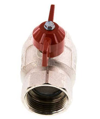 G 1-1/4 Zoll Schmetterlingsgriff Kompakt 2-Wege-Kugelhahn aus Messing